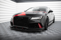 Audi A7 med ''RS7 Look''-front C7 2010-2014 Street Pro Frontläpp / Frontsplitter Maxton Design